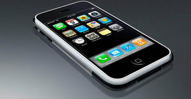 Появление iPhone 2g с iOS 