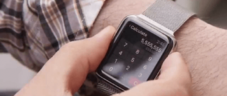 снимок экрана Apple Watch
