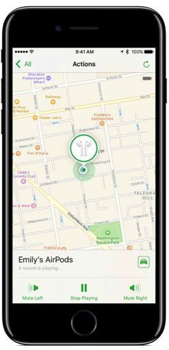 как найти наушники airpods если потерял как найти потерянный наушник airpods